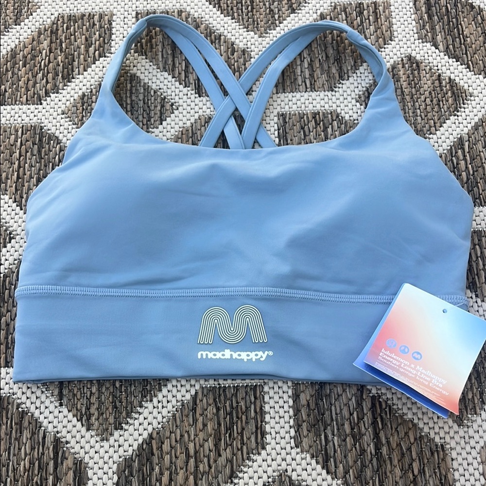 Lululemon x Madhappy Energy Light Blue Sports Bra